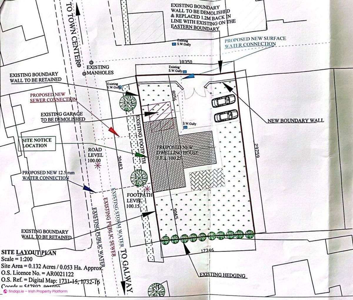 Site for Sale in Charlestown, Mayo