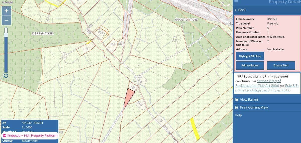 Site for Sale in Ballaghaderreen, Roscommon