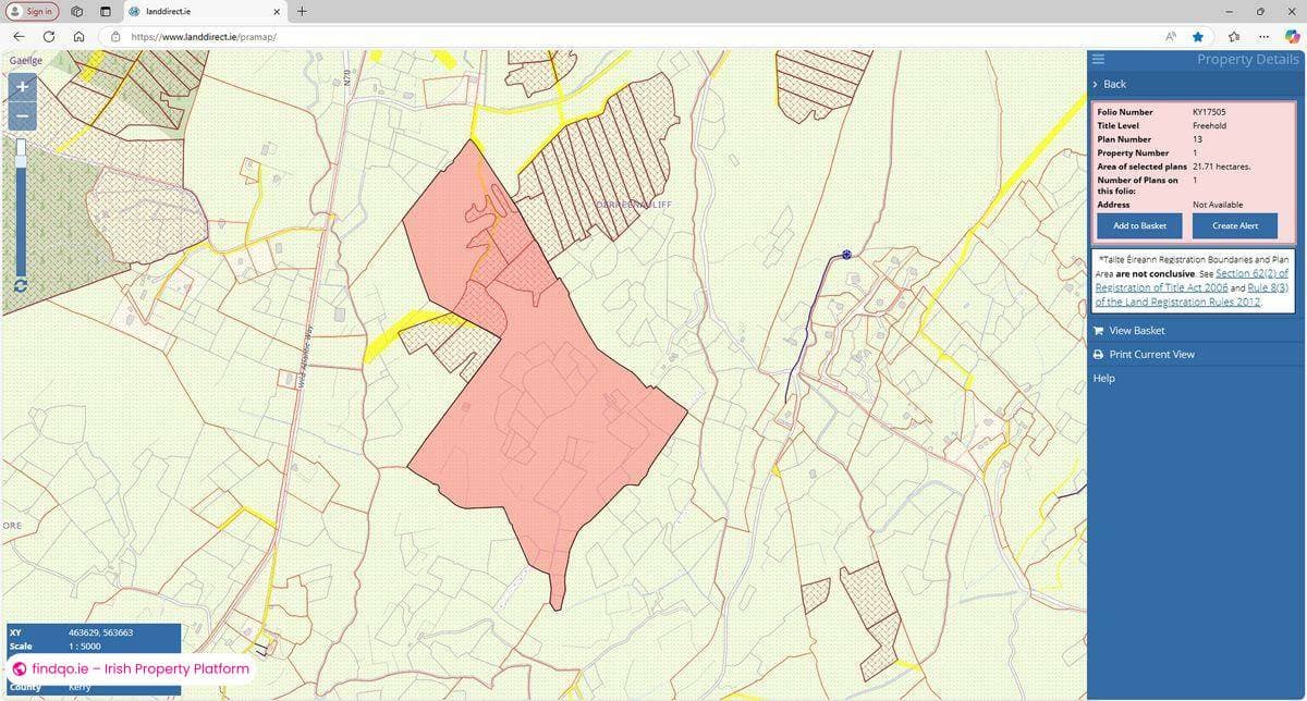 Agricultural Land for Sale in Sneem, Kerry
