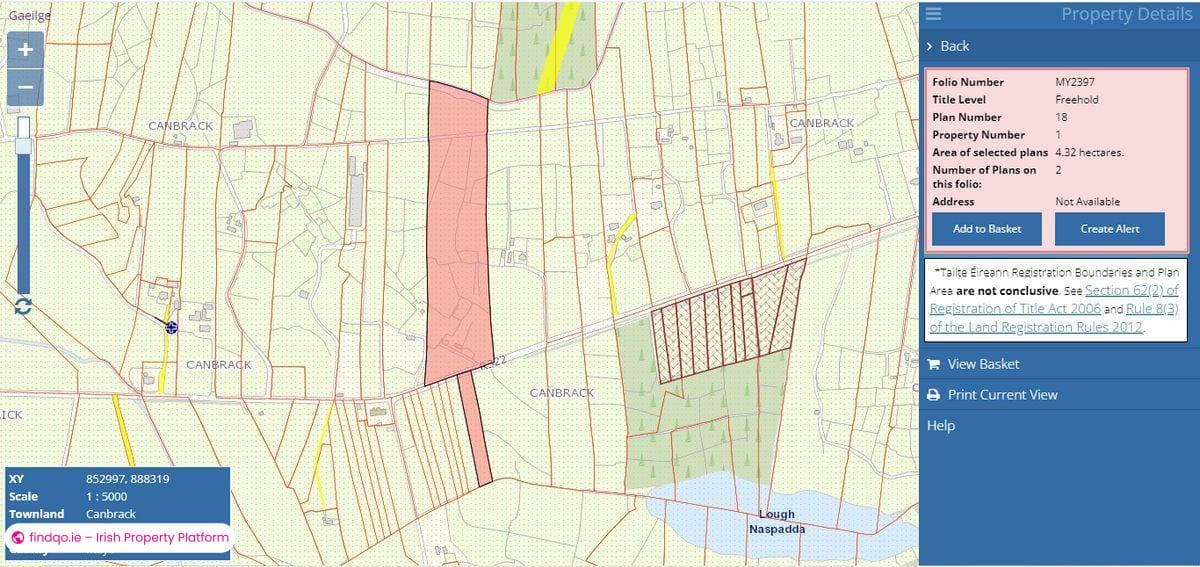 Agricultural Land for Sale in Kiltimagh, Mayo