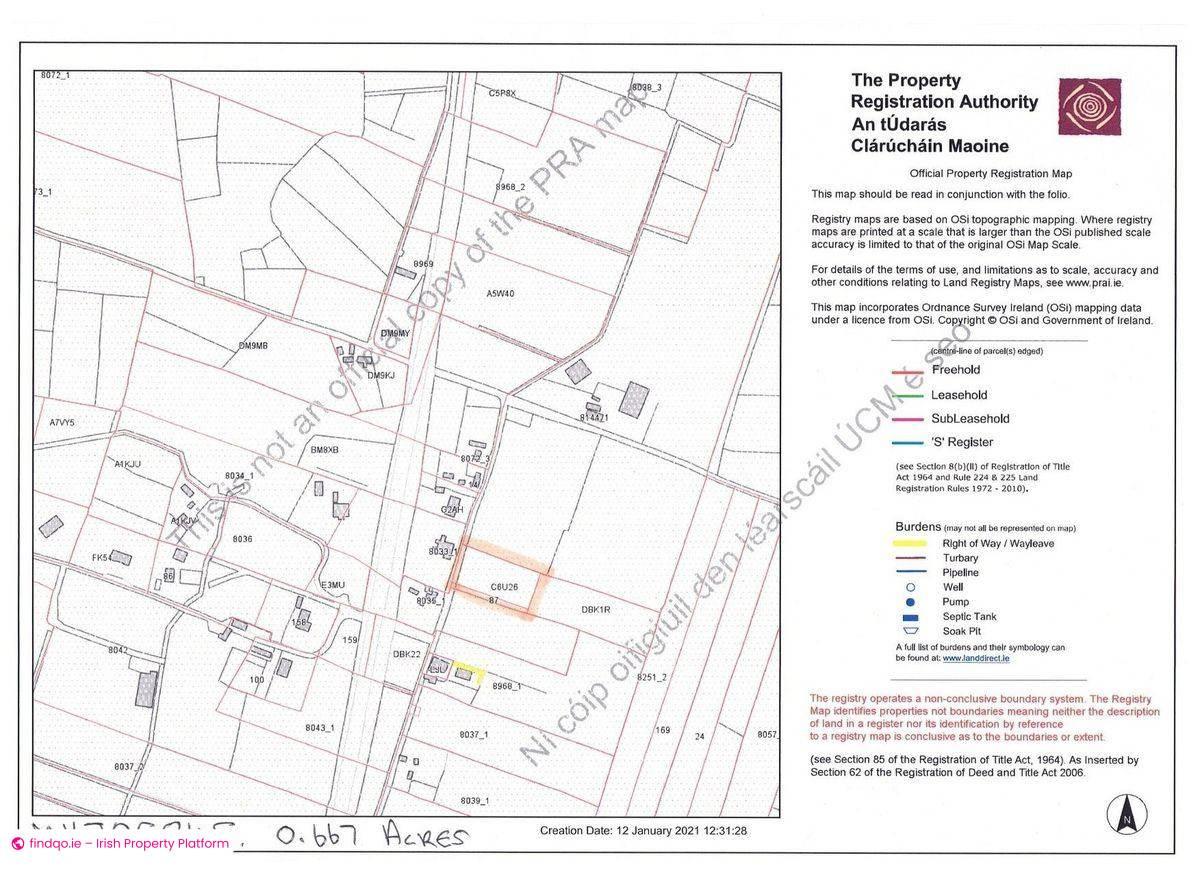 Agricultural Land for Sale in Kilkelly, Mayo