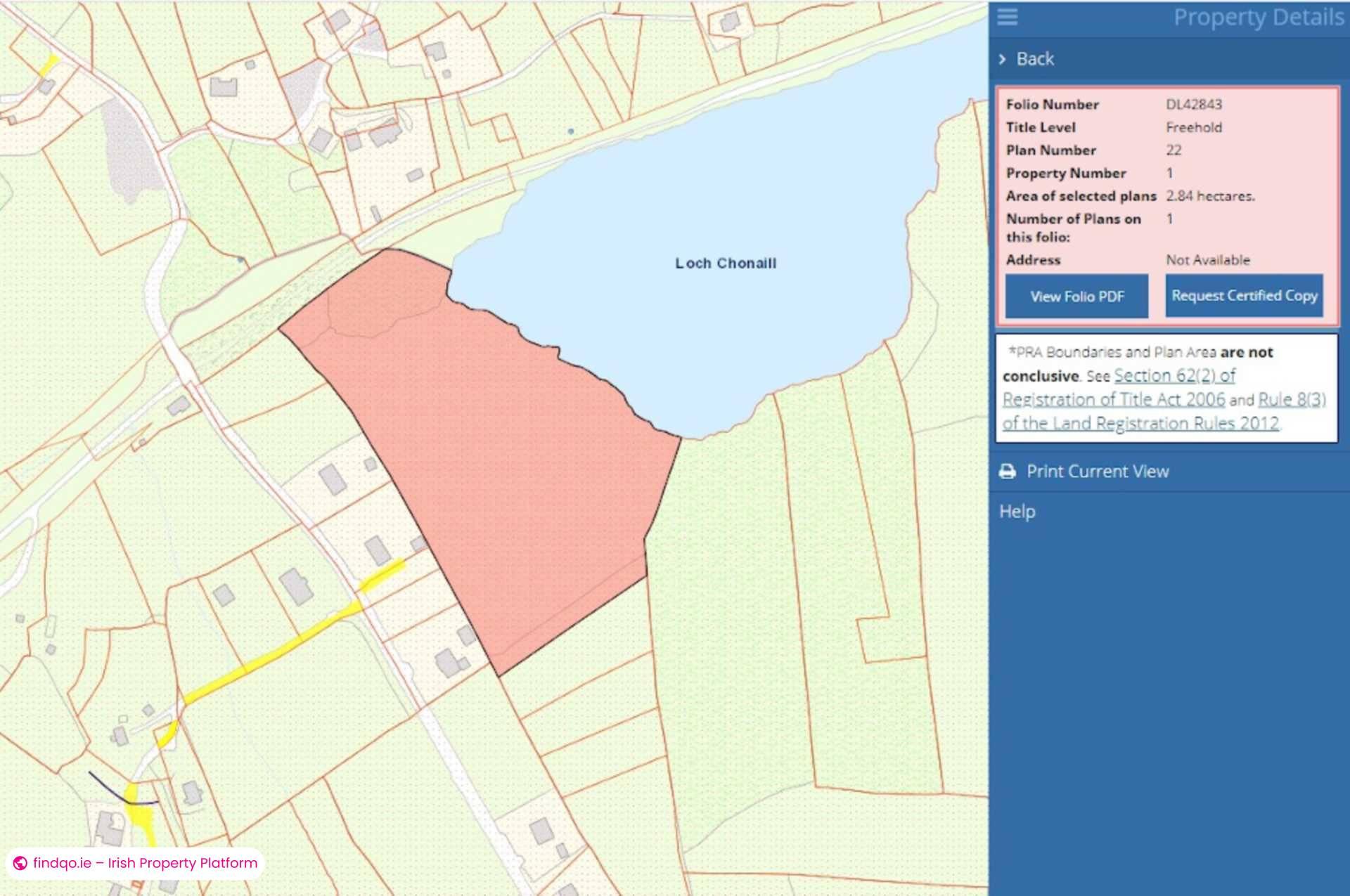 Site for Sale in Loughanure, Donegal