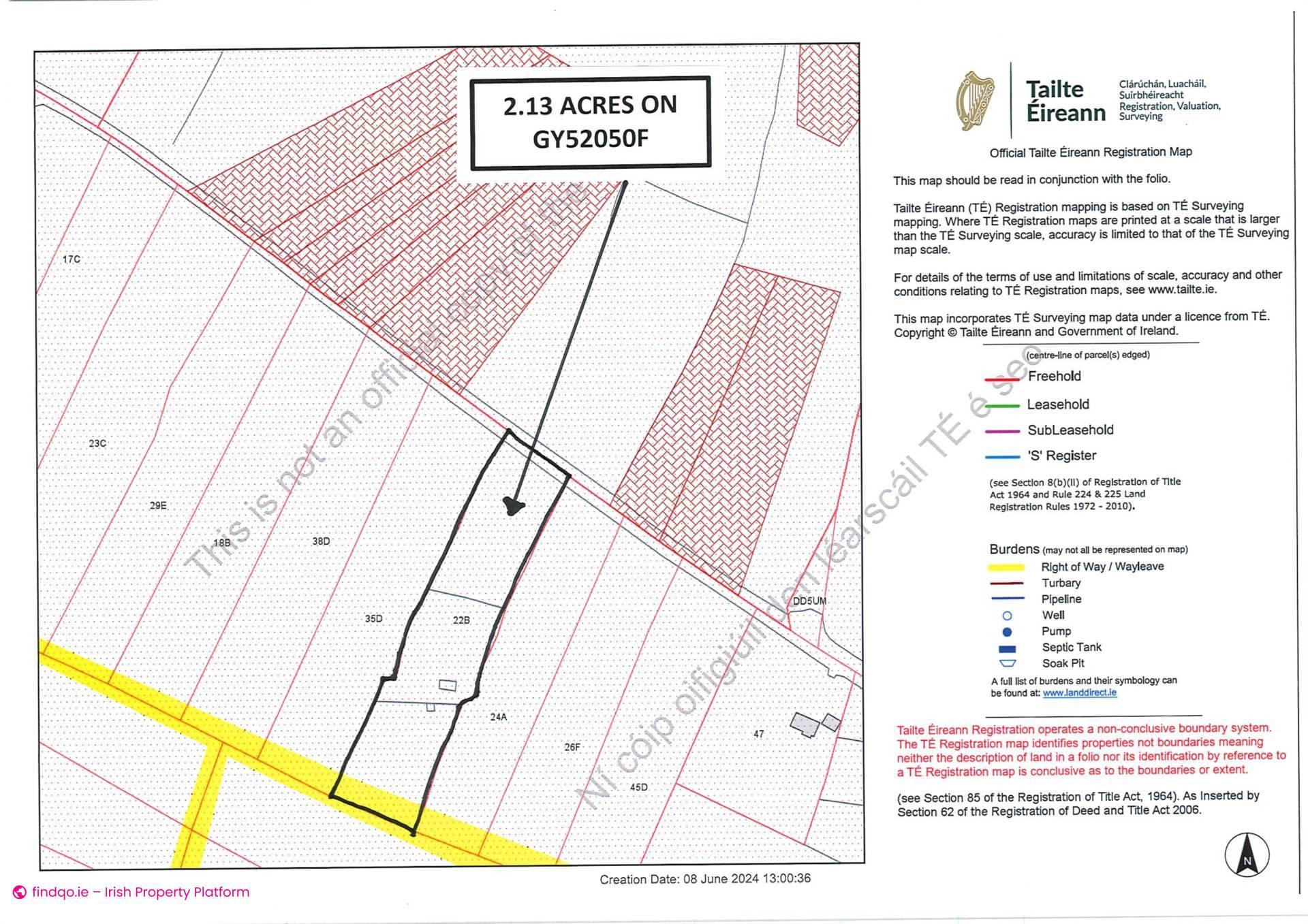 Commercial Site for Sale in Tooreen, Bealadangan, Co. Galway