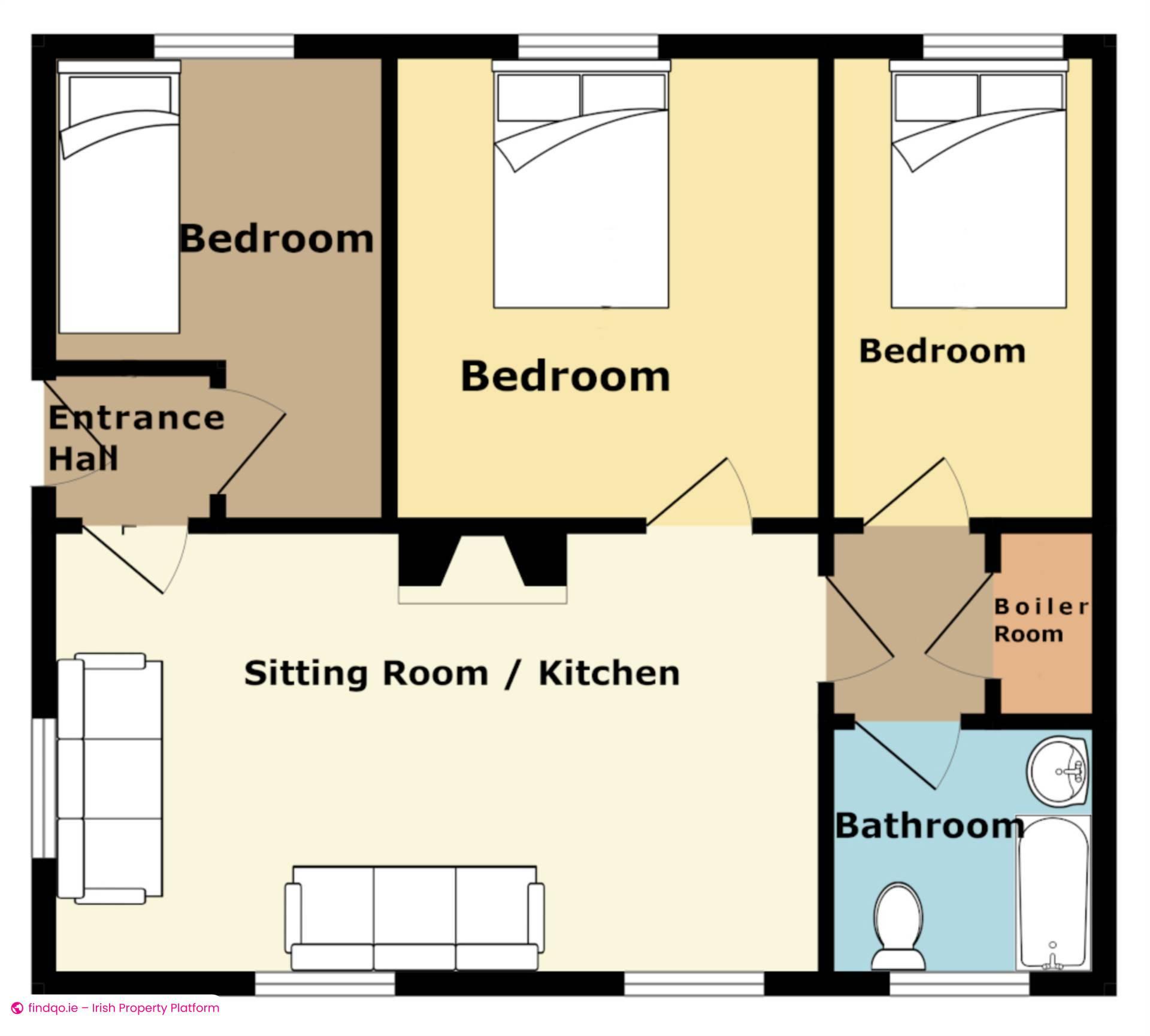 Detached house for Sale in Kincasslagh, Donegal