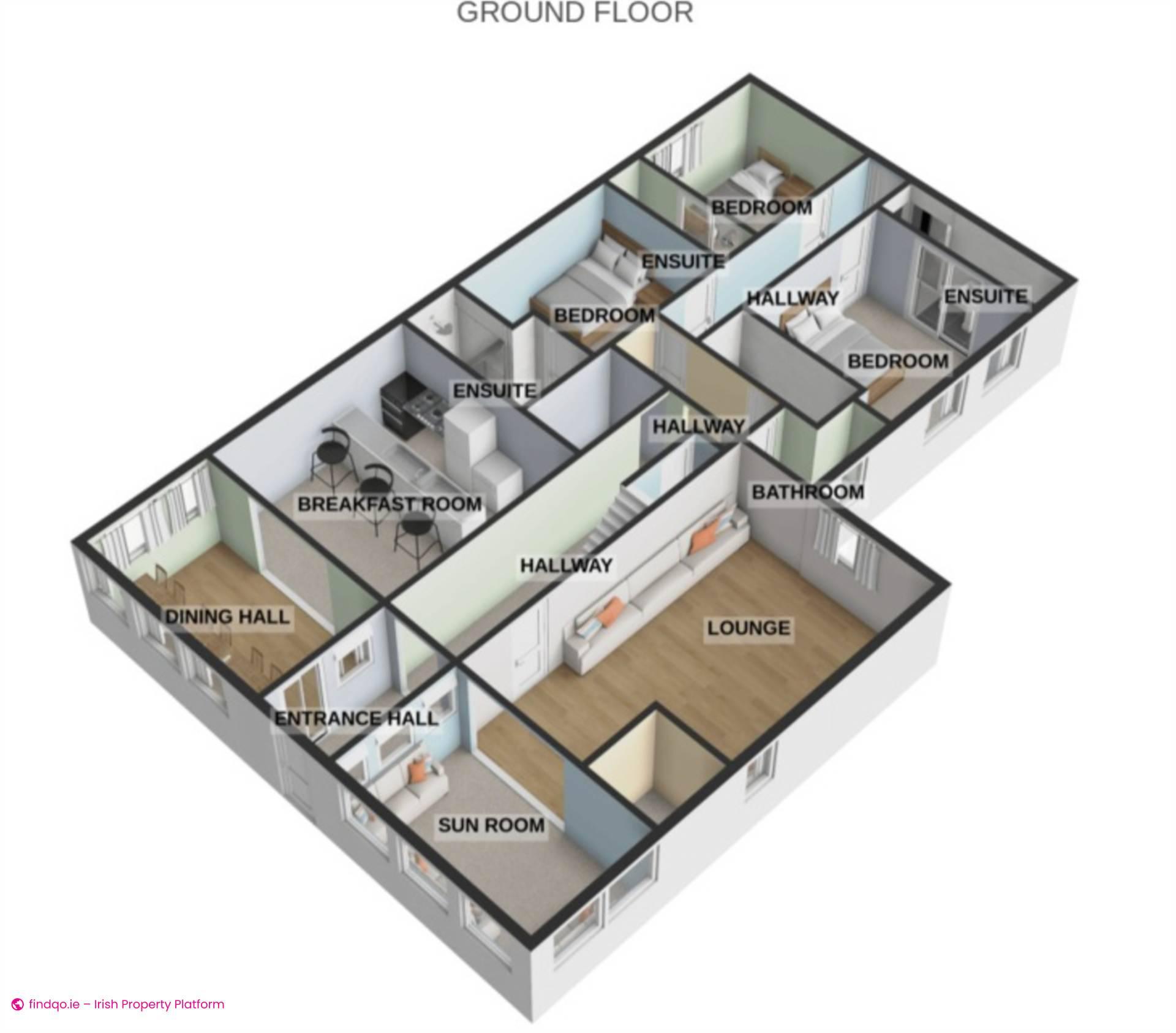 Detached house for Sale in Rosscahill, Galway, H91 X9CR