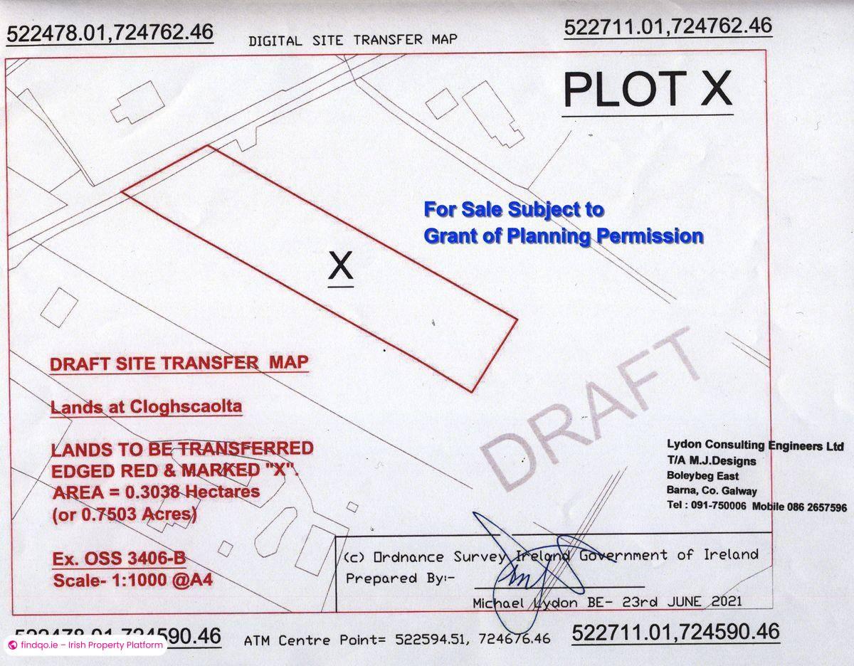 Commercial Site for Sale in Barna, Galway