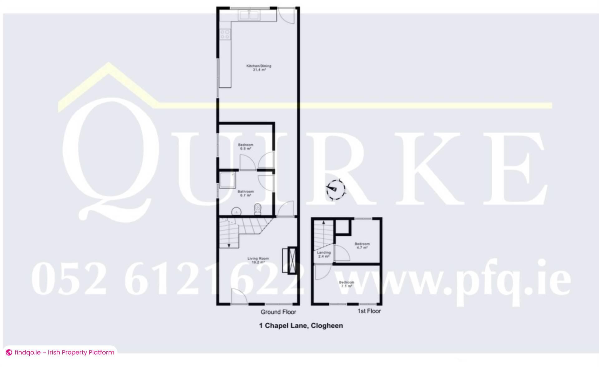 End of terrace house for Sale in Clogheen, Cork