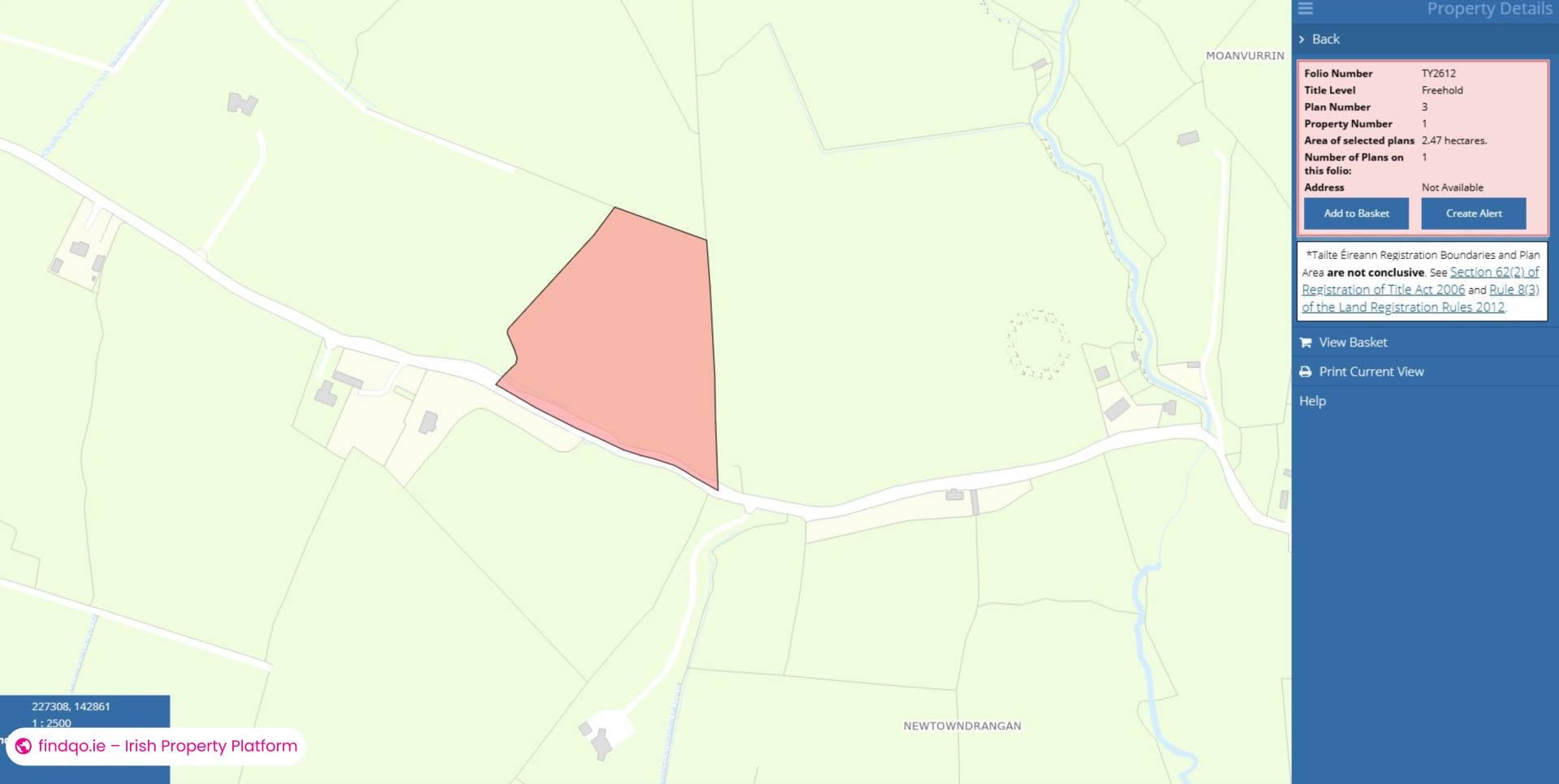 Agricultural Land for Sale in Drangan, Tipperary