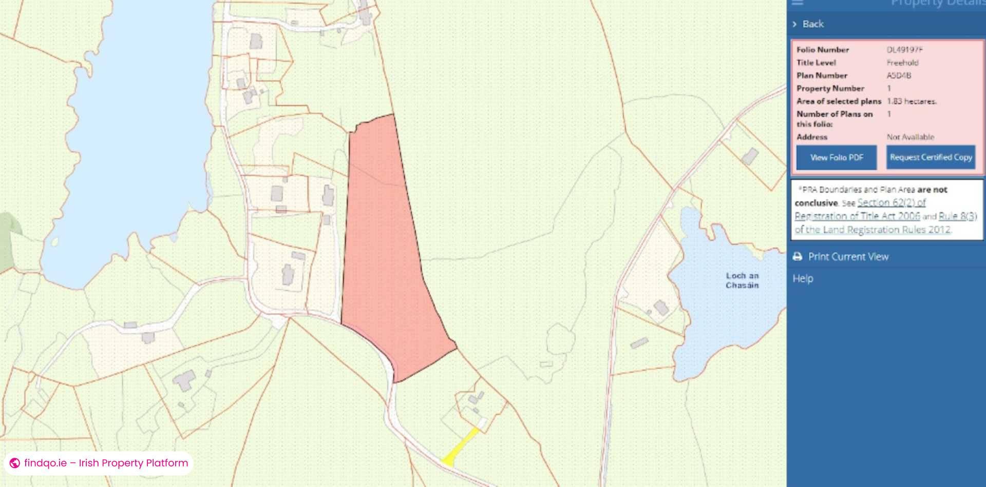 Site for Sale in Burtonport, Donegal