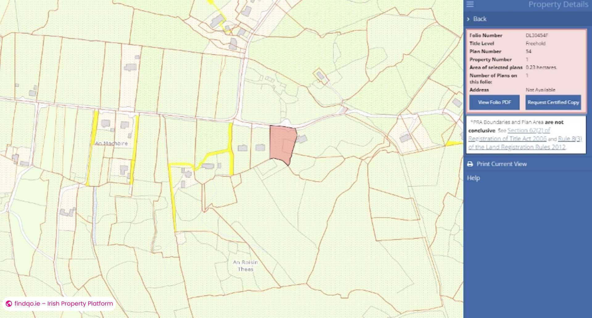 Site for Sale in Dungloe, Donegal