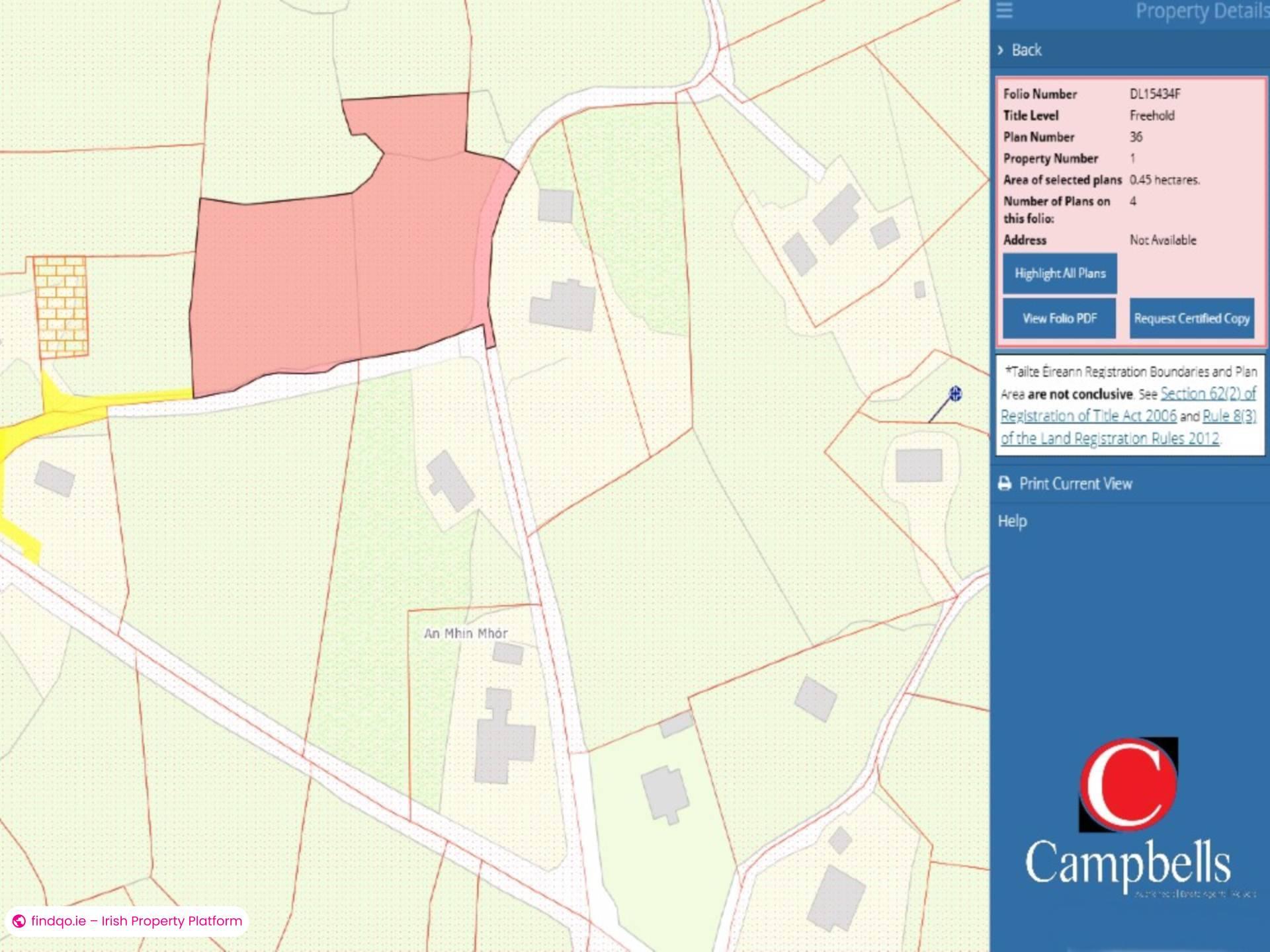Site for Sale in Dungloe, Donegal