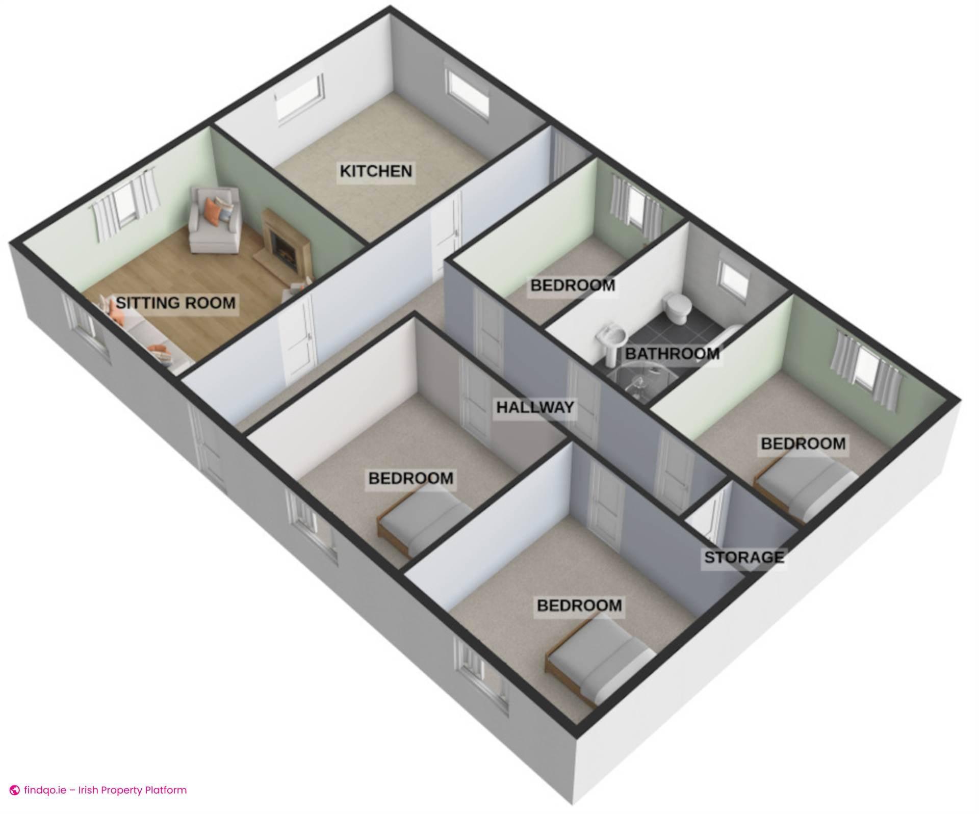 Detached house for Sale in Brinlack, Donegal