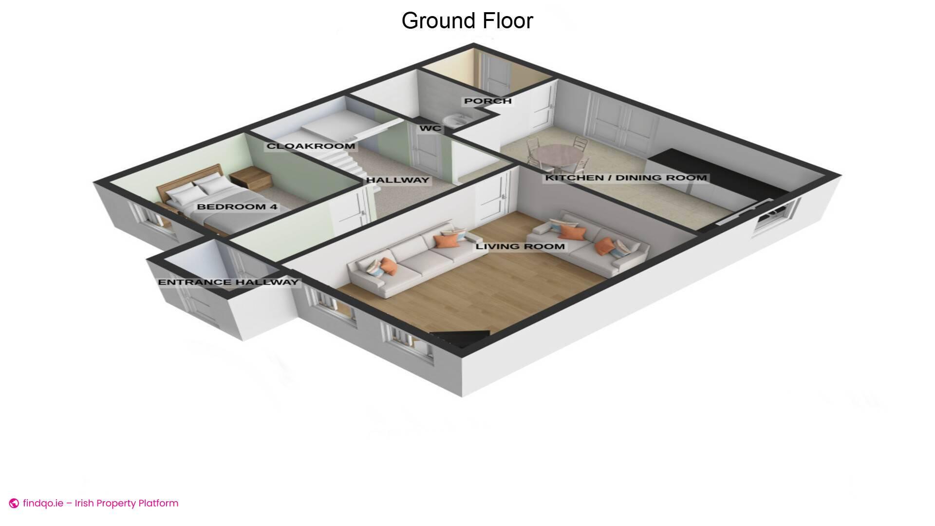 Semi-detached house for Sale in Gweedore, Donegal