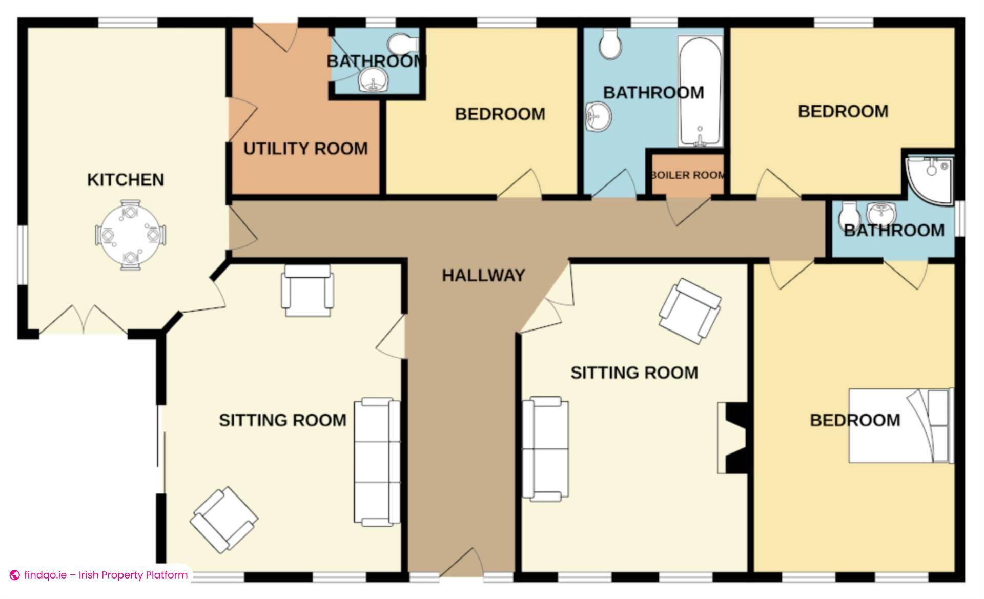 Detached house for Sale in Lettermacaward, Donegal