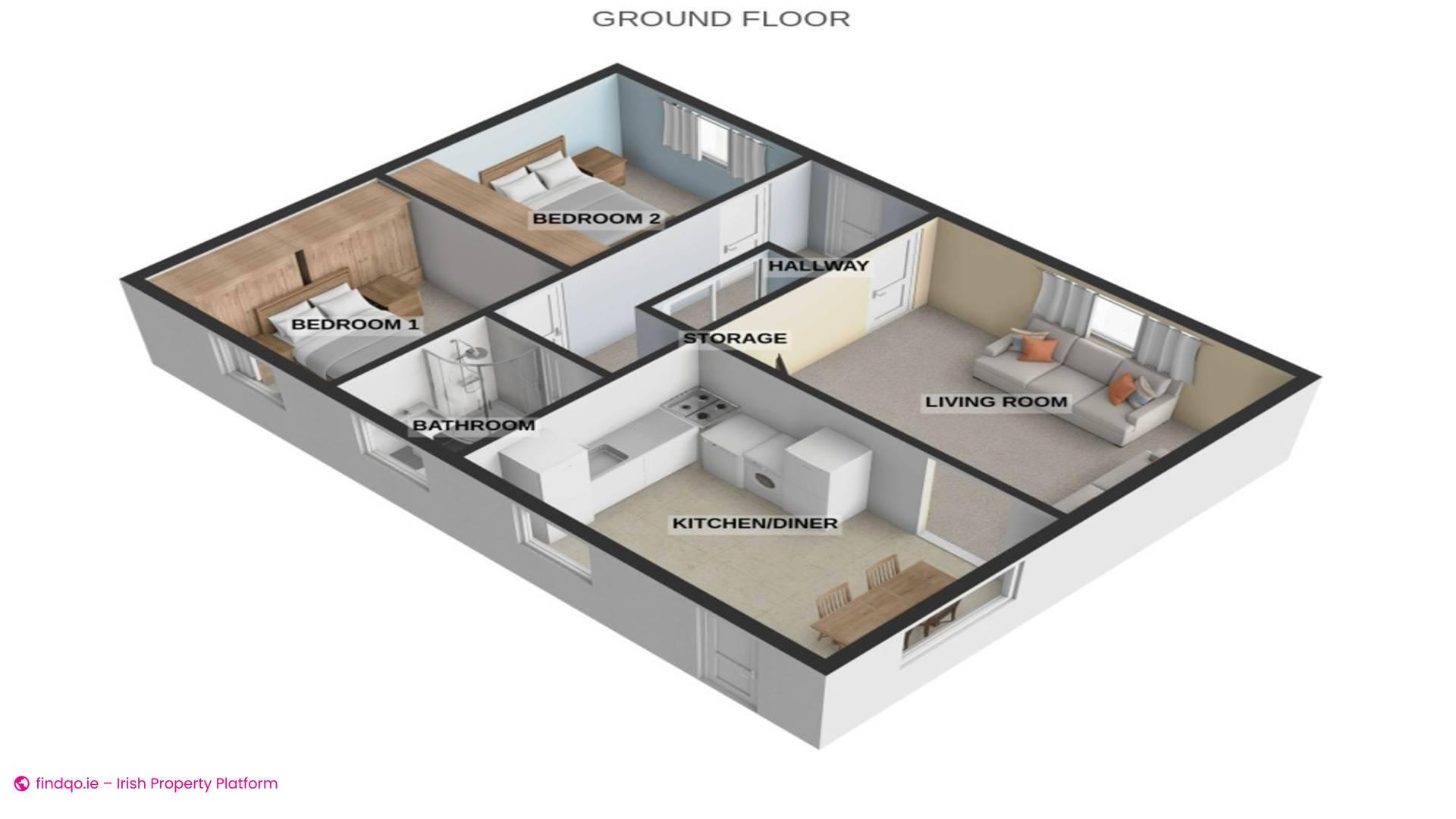 Detached house for Sale in Lettermacaward, Donegal