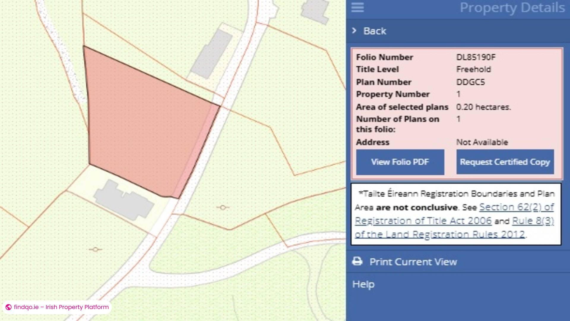 Site for Sale in Kincasslagh, Donegal