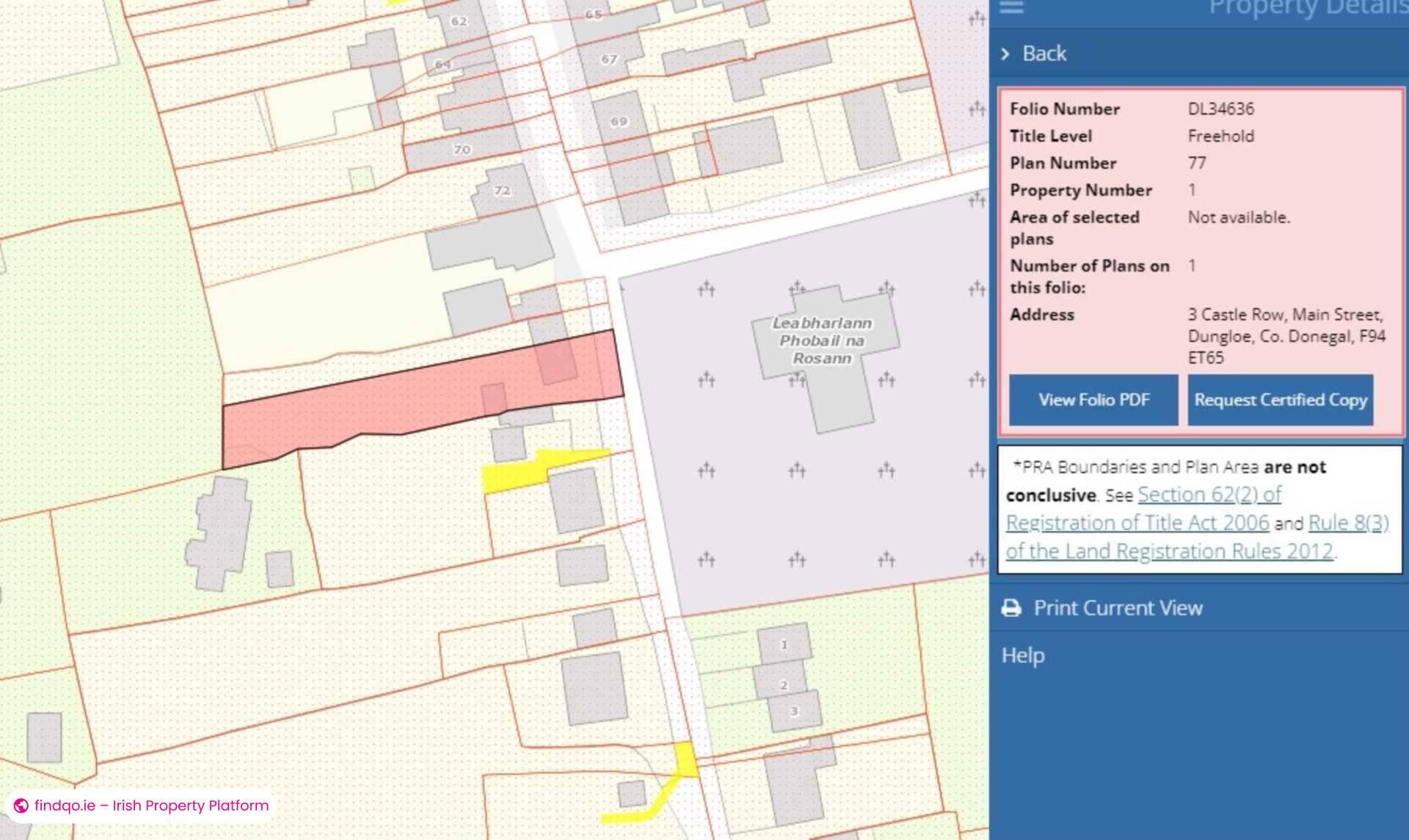 End of terrace house for Sale in Dungloe, Donegal