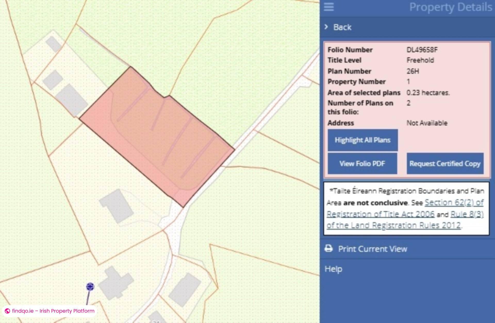 Site for Sale in Loughanure, Donegal