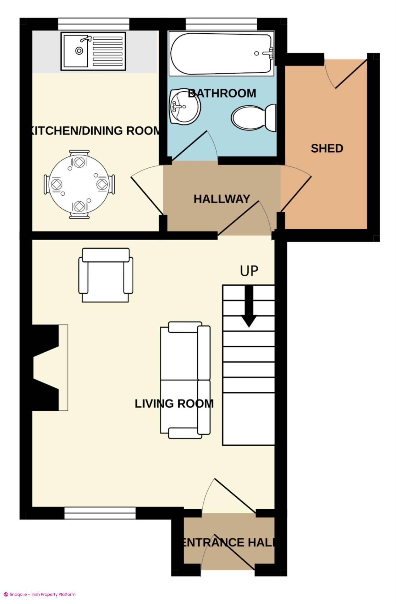 Terraced house for Sale in Kincasslagh, Donegal