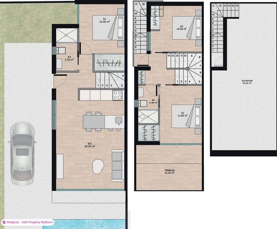 Semi-detached house for Sale Outside Ireland