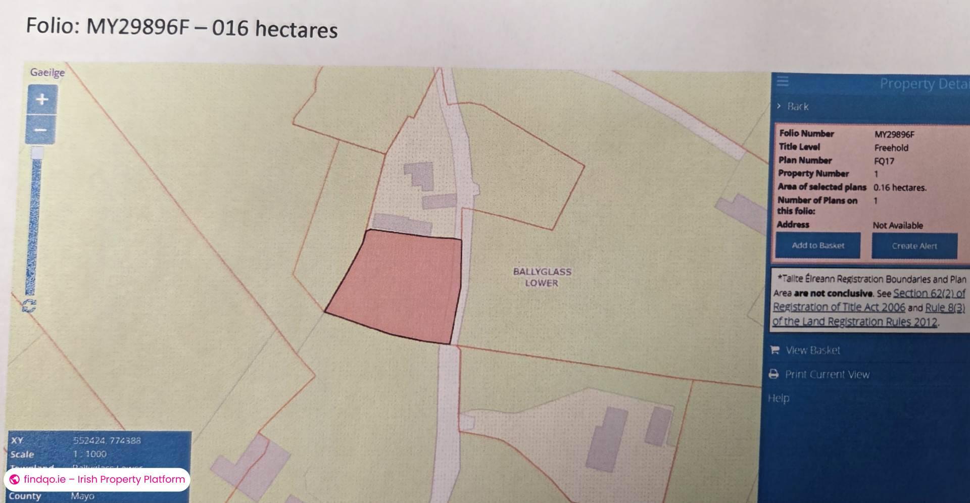 Commercial Site for Sale in Ballyhaunis, Mayo