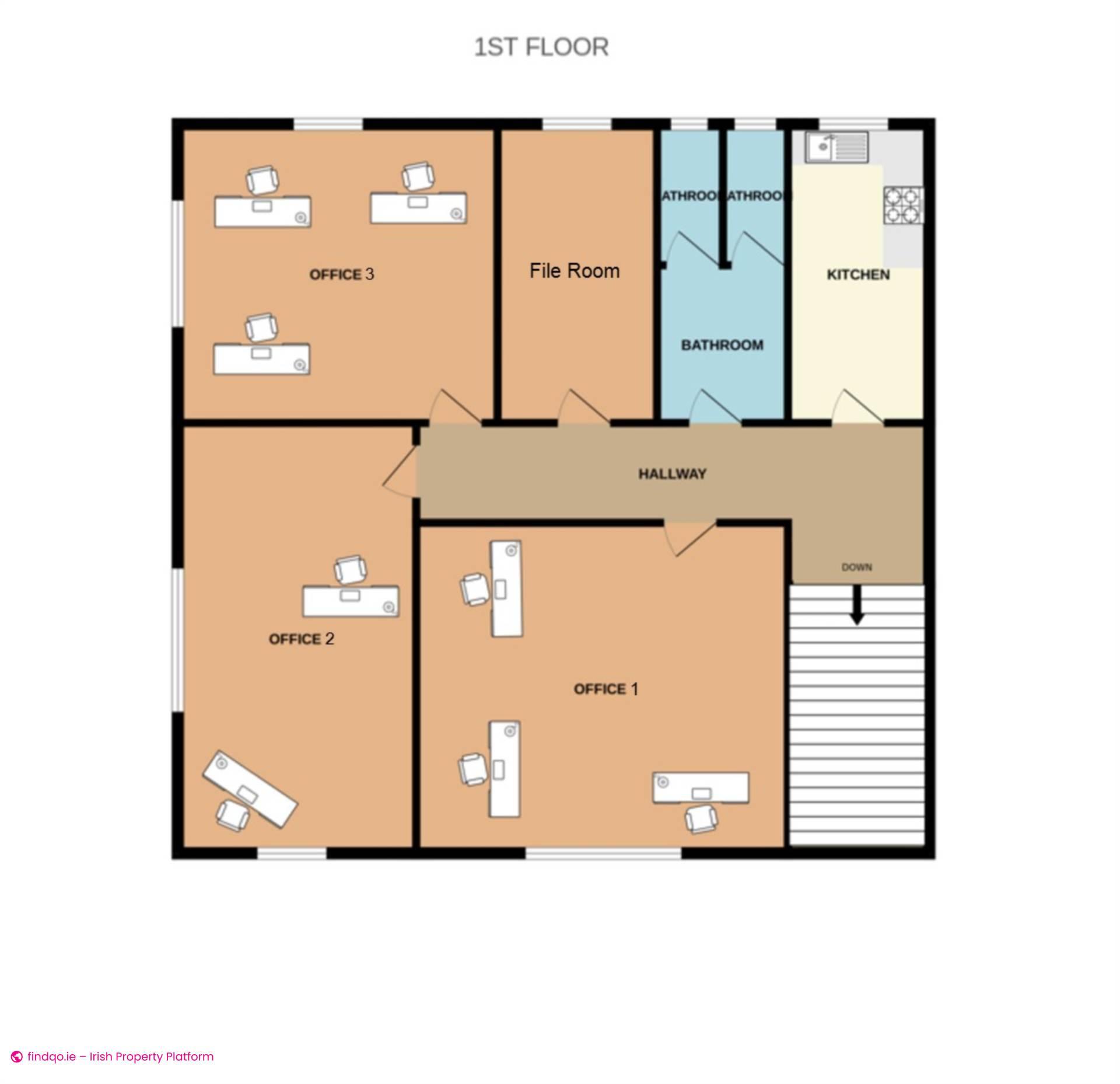 Unfurnished Office Space for Rent in Letterkenny, Donegal