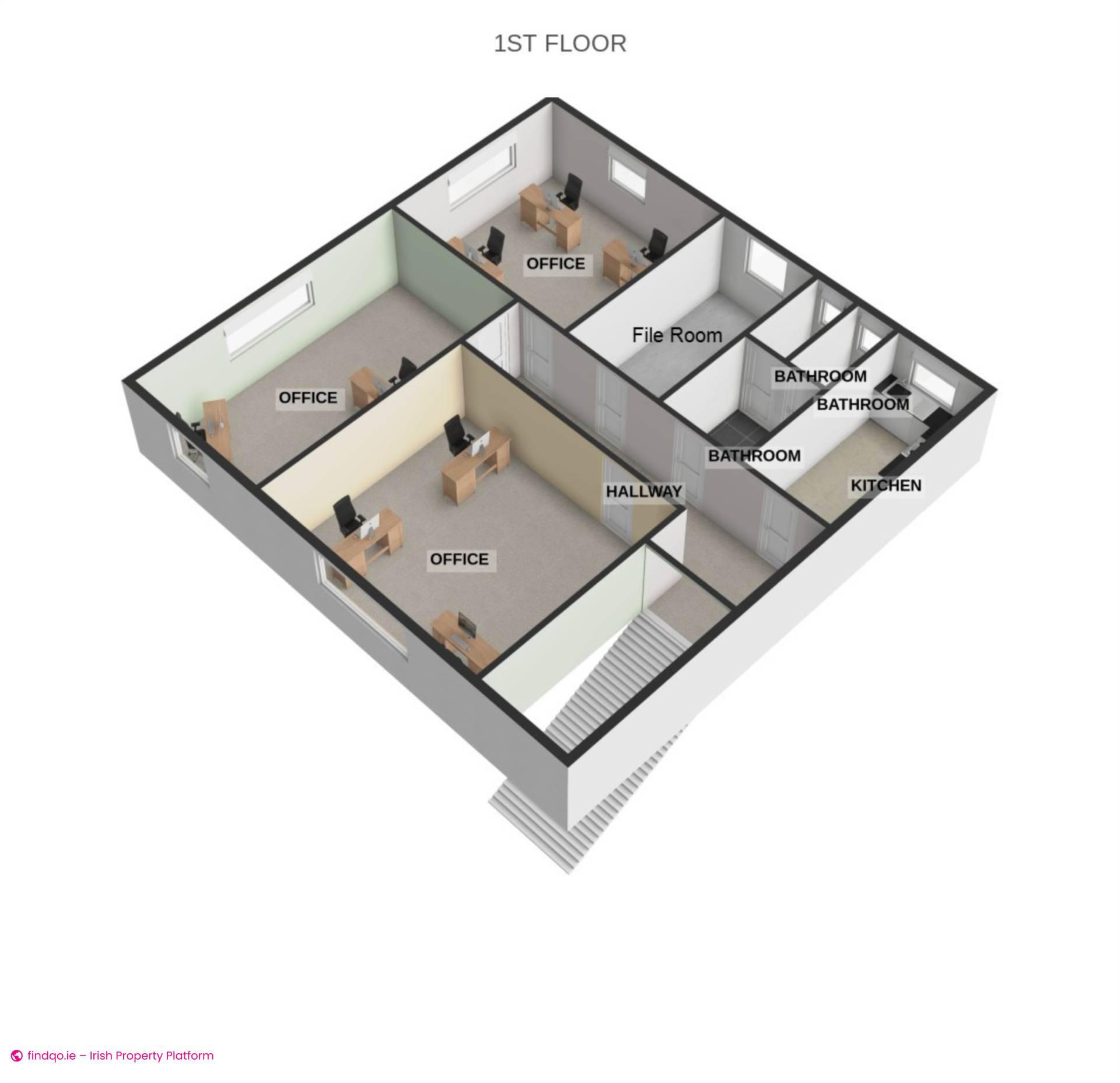 Unfurnished Office Space for Rent in Letterkenny, Donegal