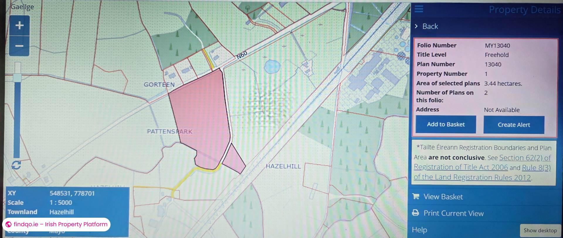 Development Land for Sale in Ballyhaunis, Mayo