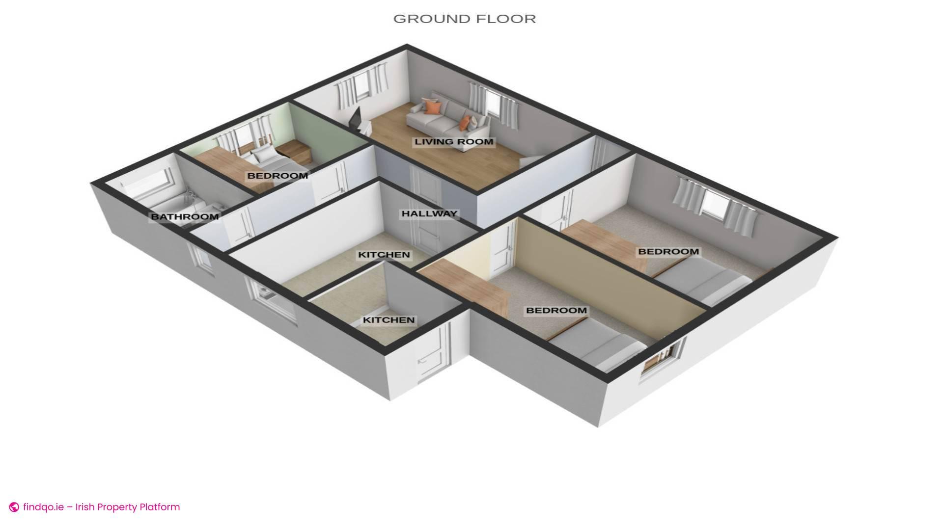 Detached house for Sale in Lettermacaward, Donegal