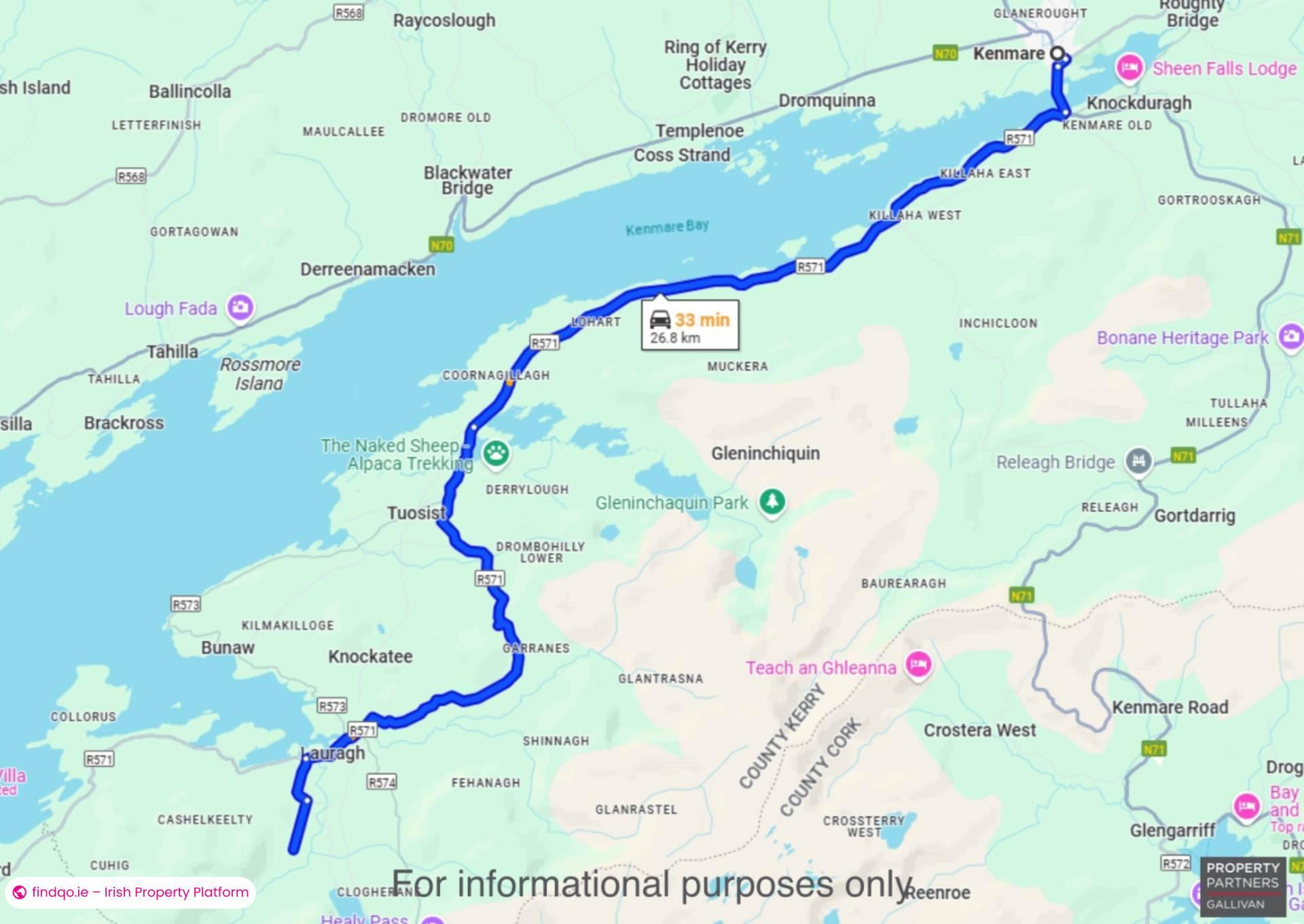 Detached house for Sale in Lauragh, Kerry