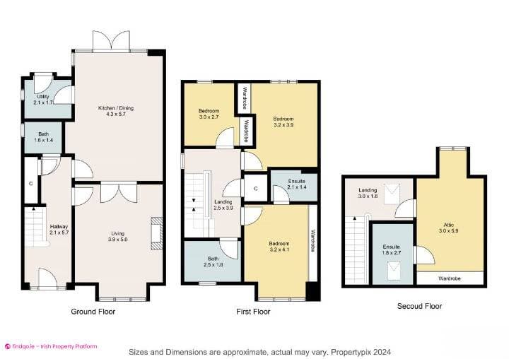 Semi-detached house for Sale in Naas, Kildare