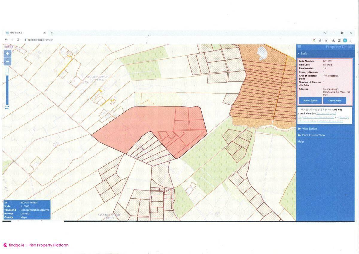 Agricultural Land for Sale in Ballyhaunis, Mayo
