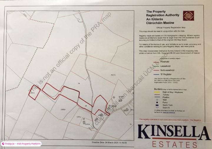 Agricultural Land for Sale in Tinahely, Wicklow