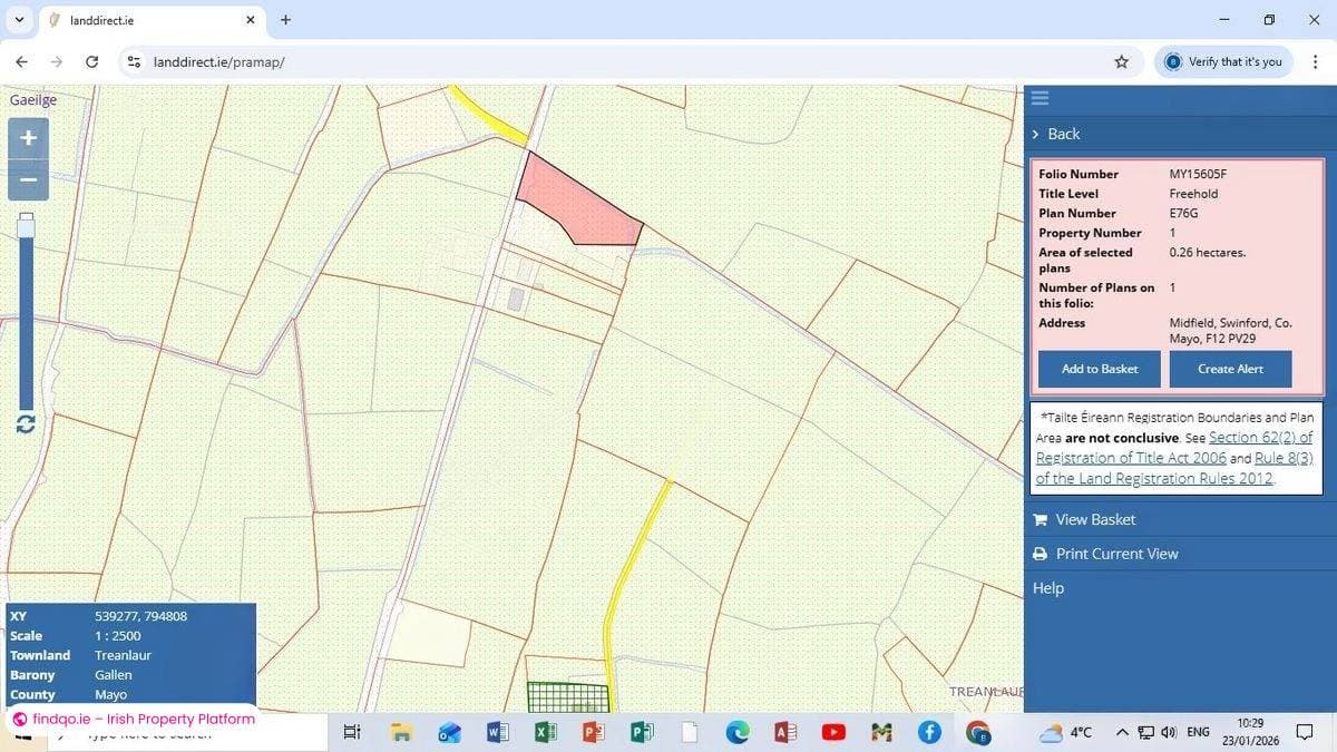 Detached house for Sale in Midfield, Mayo