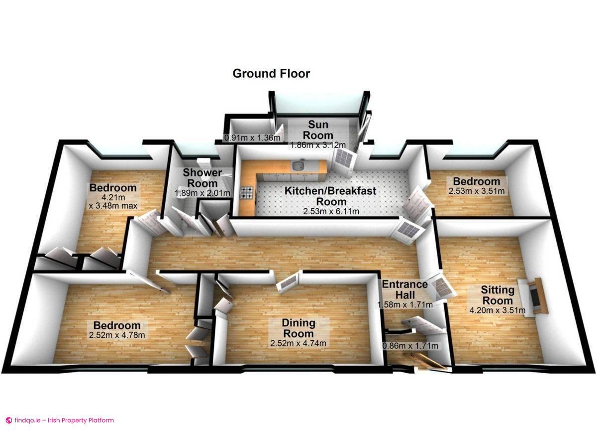 Bungalow for Sale in Brinlack, Donegal