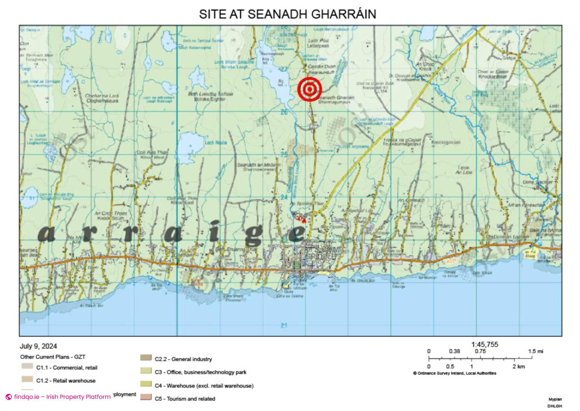 Commercial Site for Sale in Spiddal, Galway