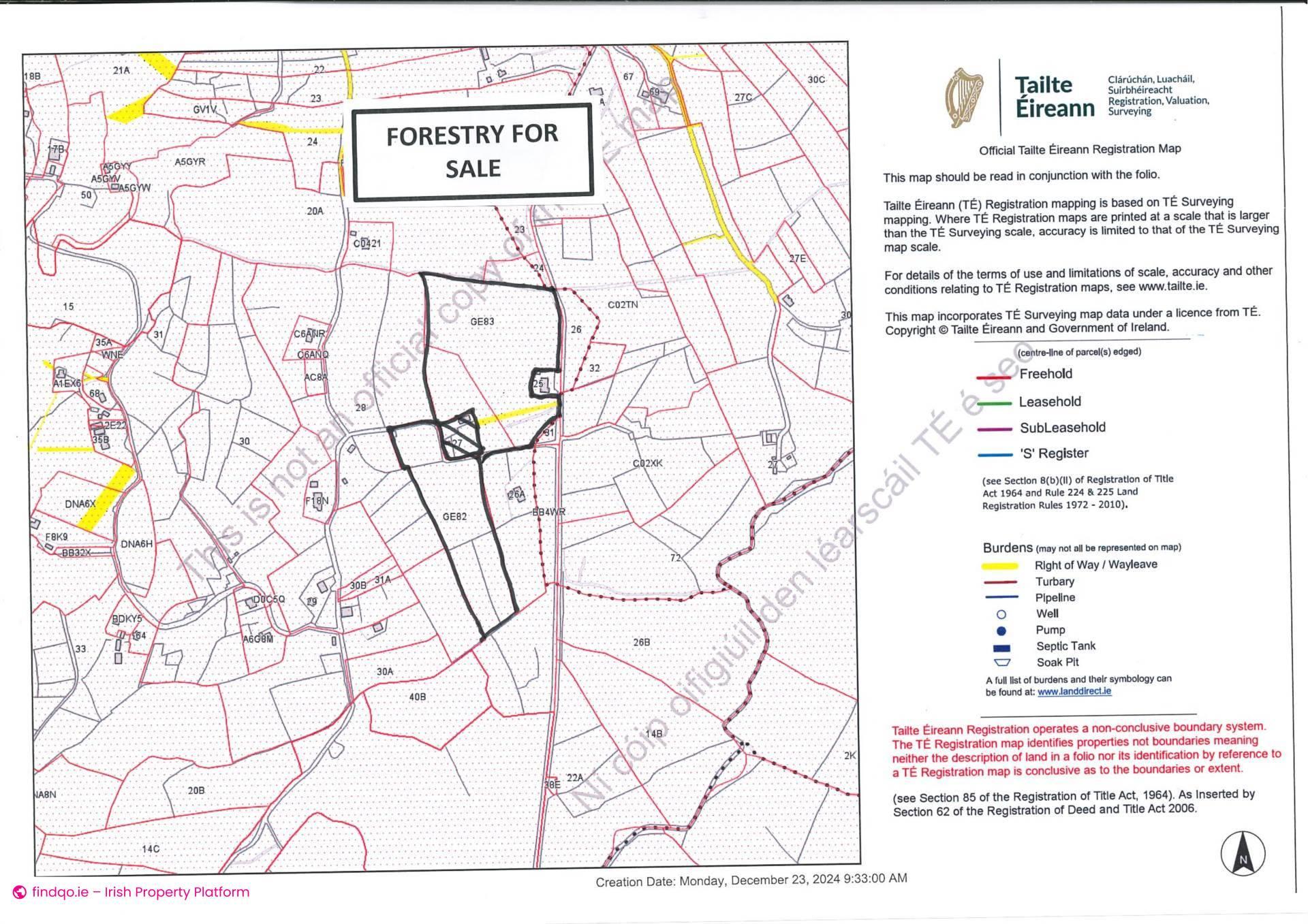Agricultural Land for Sale in Cornamona, Galway