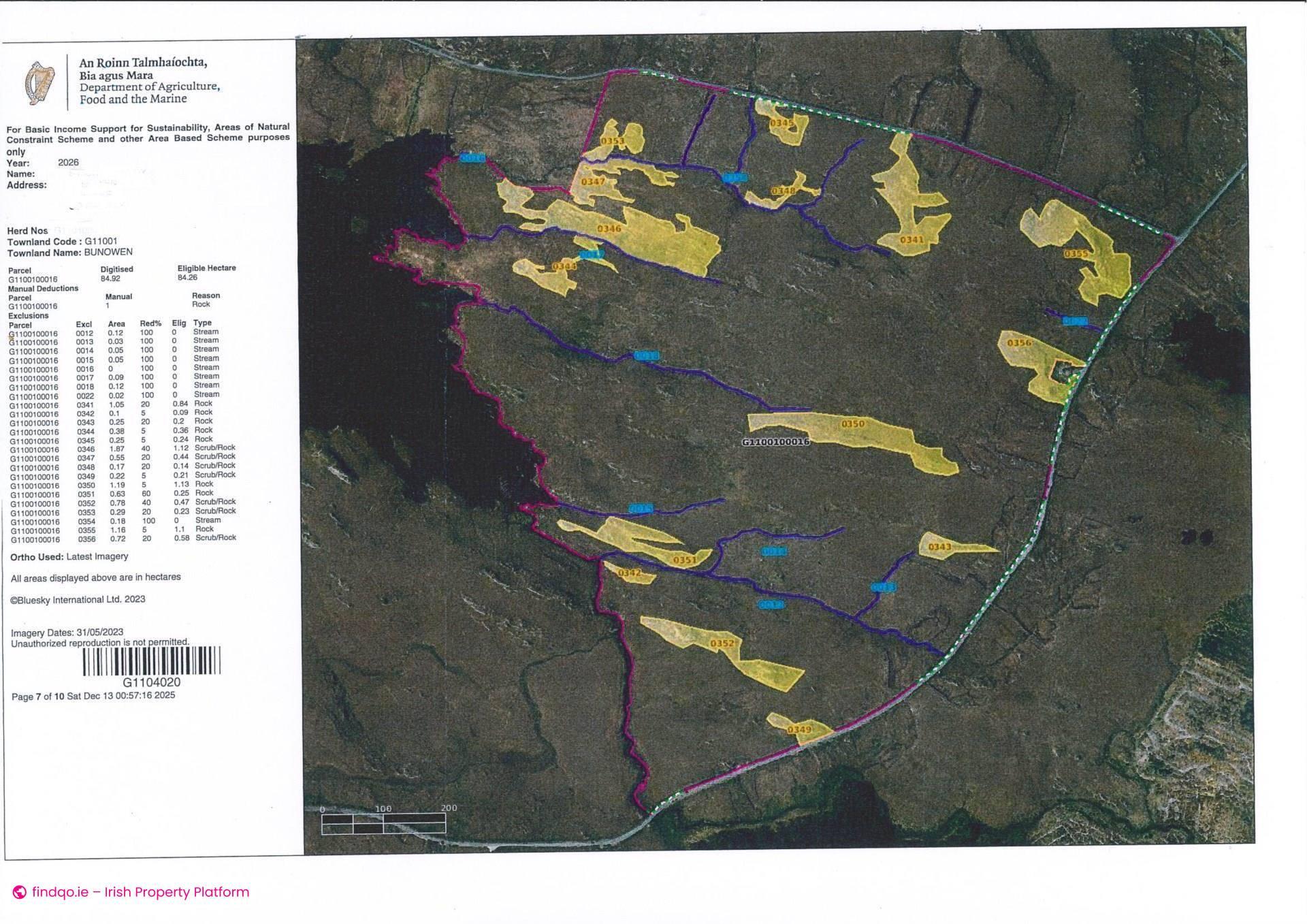 Agricultural Land for Sale in Leenane, Galway
