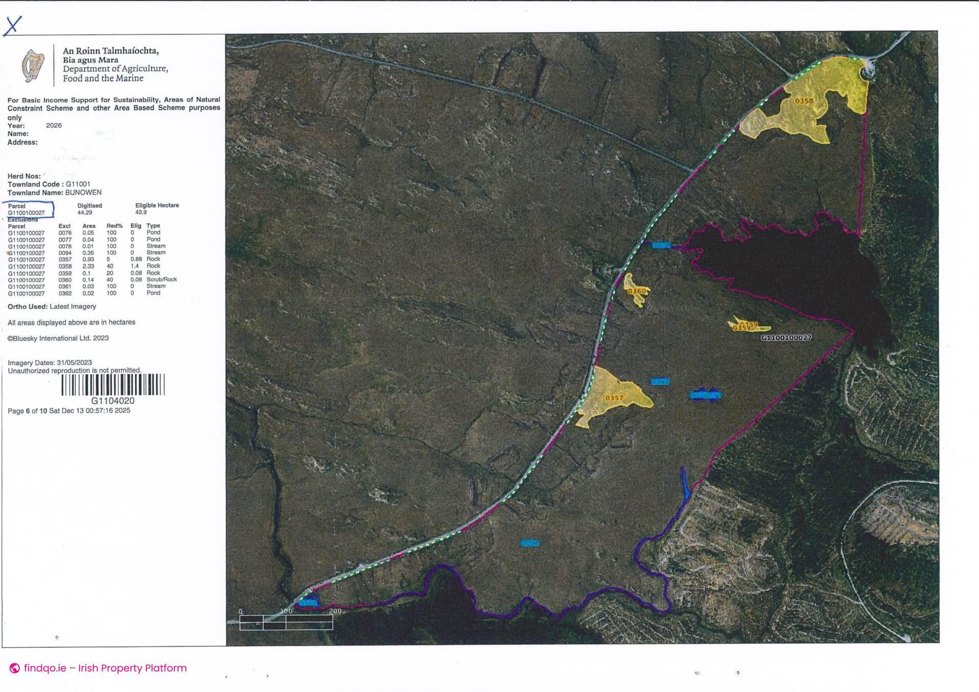 Agricultural Land for Sale in Leenane, Galway