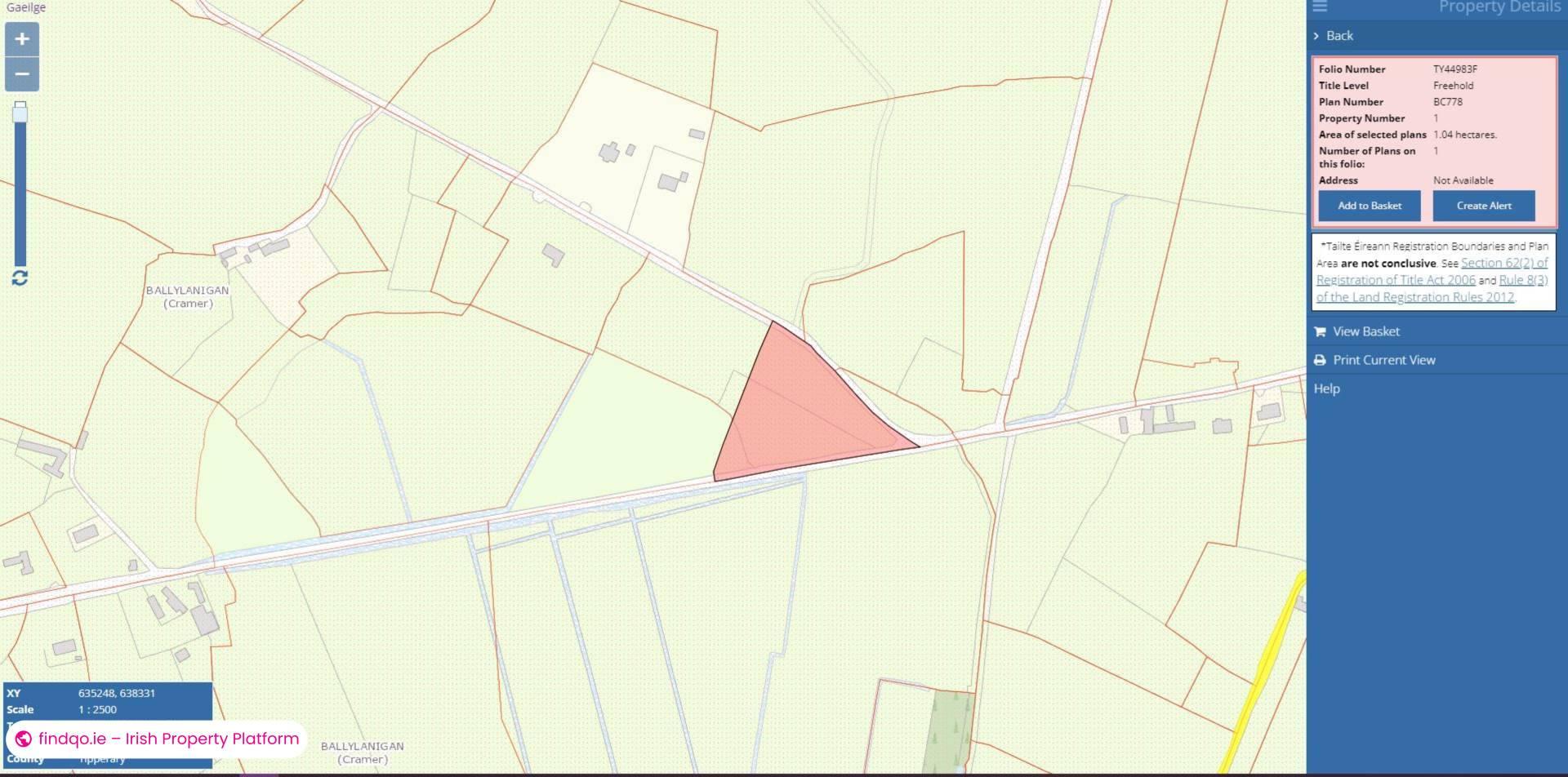 Commercial Site for Sale in Mullinahone, Tipperary