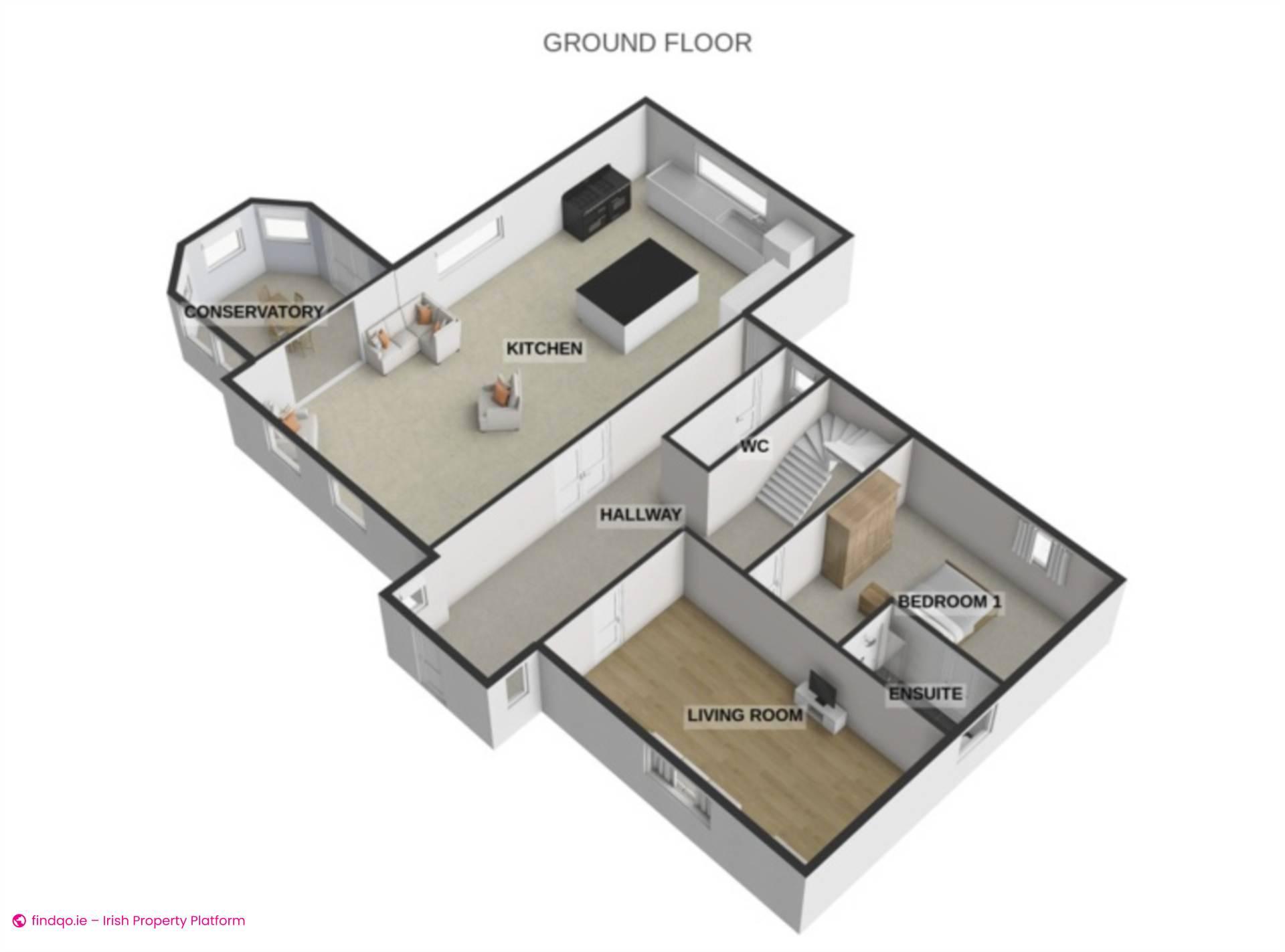 Detached house for Sale in Glenties, Donegal, F94 NX47