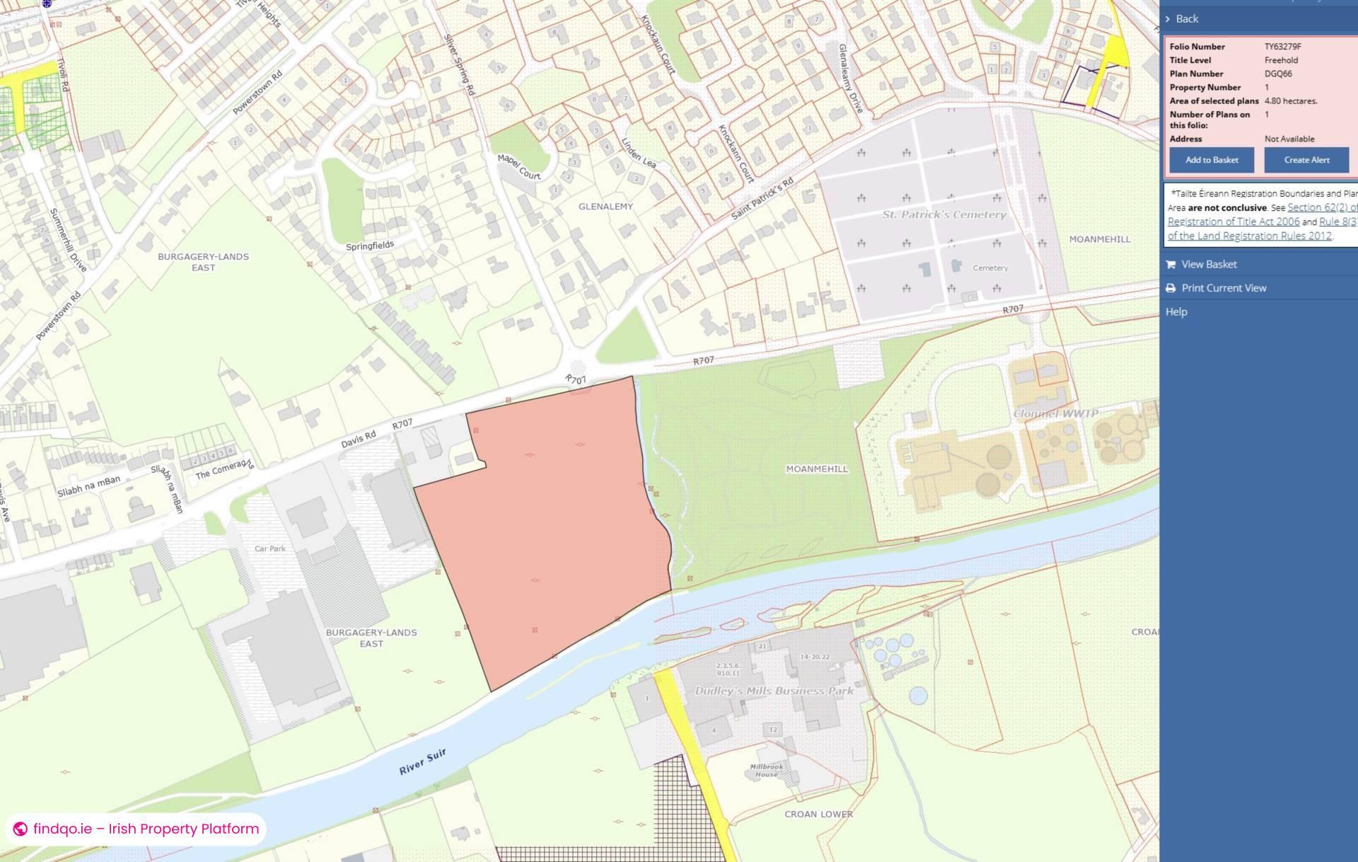 Site for Sale in Clonmel, Tipperary