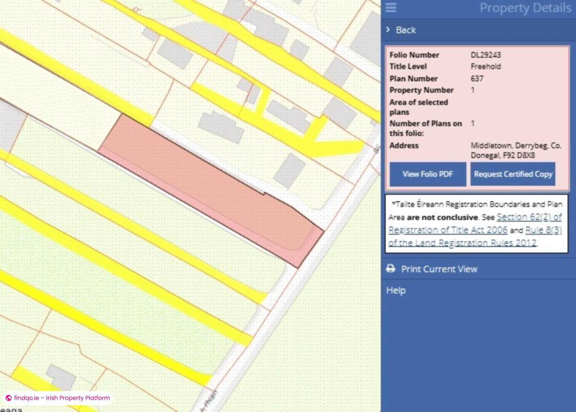 Site for Sale in Derrybeg, Donegal