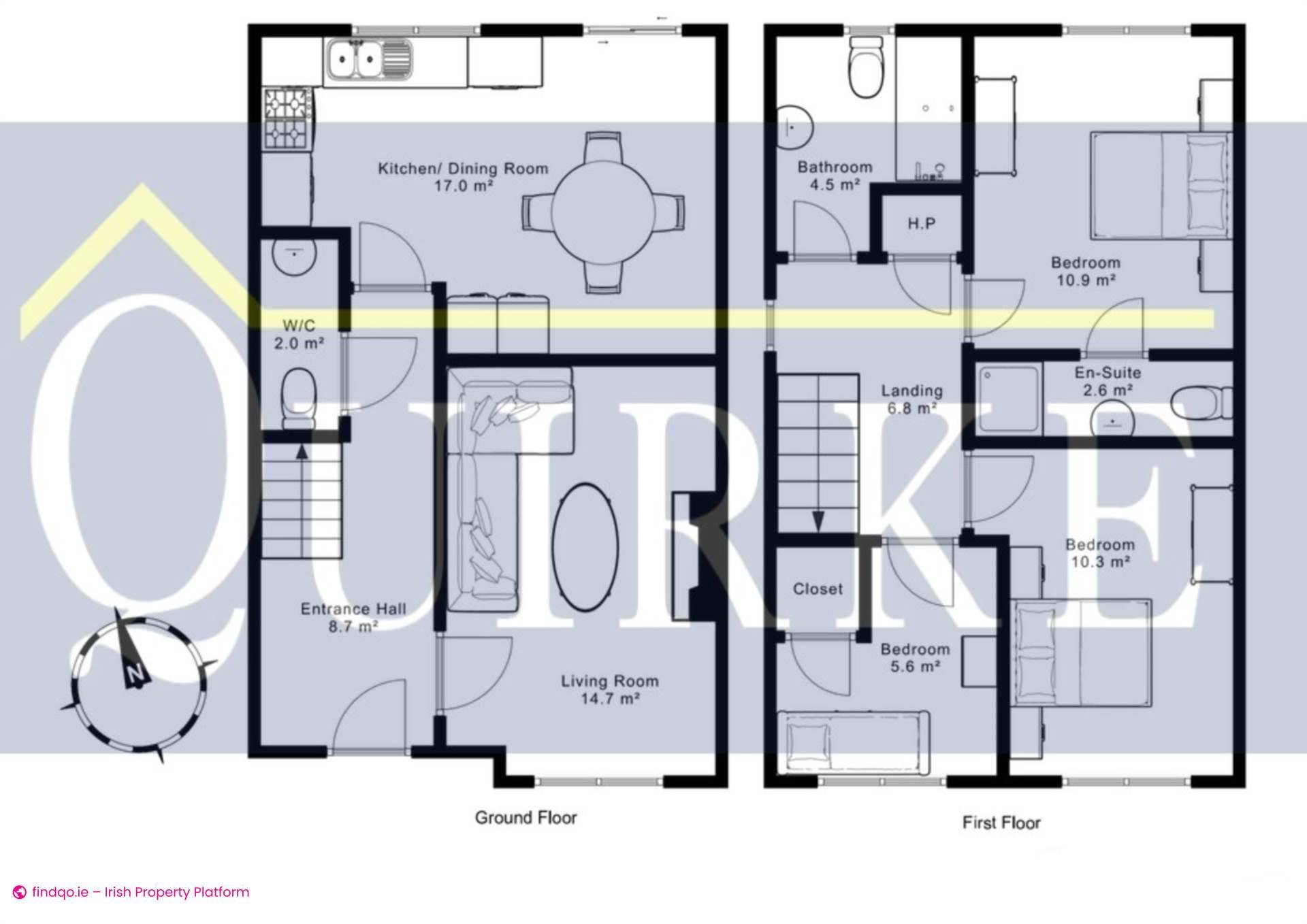 End of terrace house for Sale in Newcastle, Down