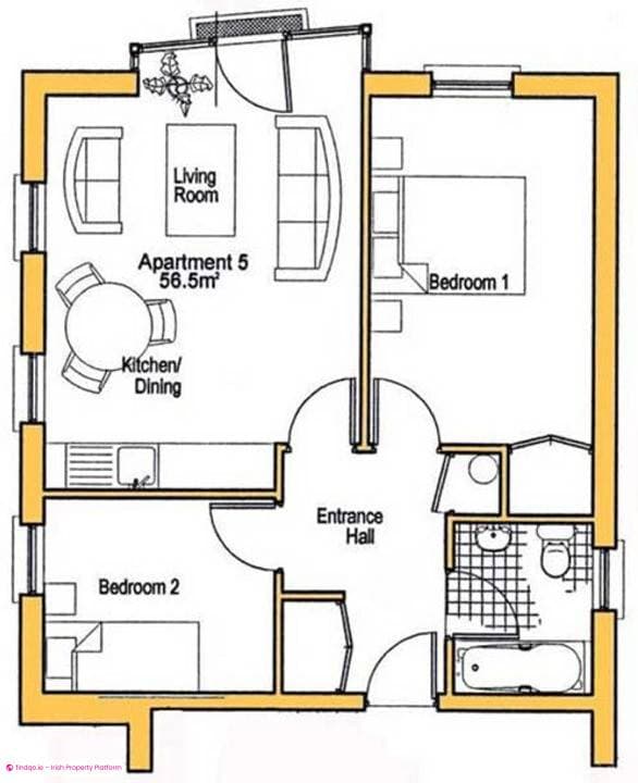 2 Bedroom Apartment for Rent in Beara, Cork