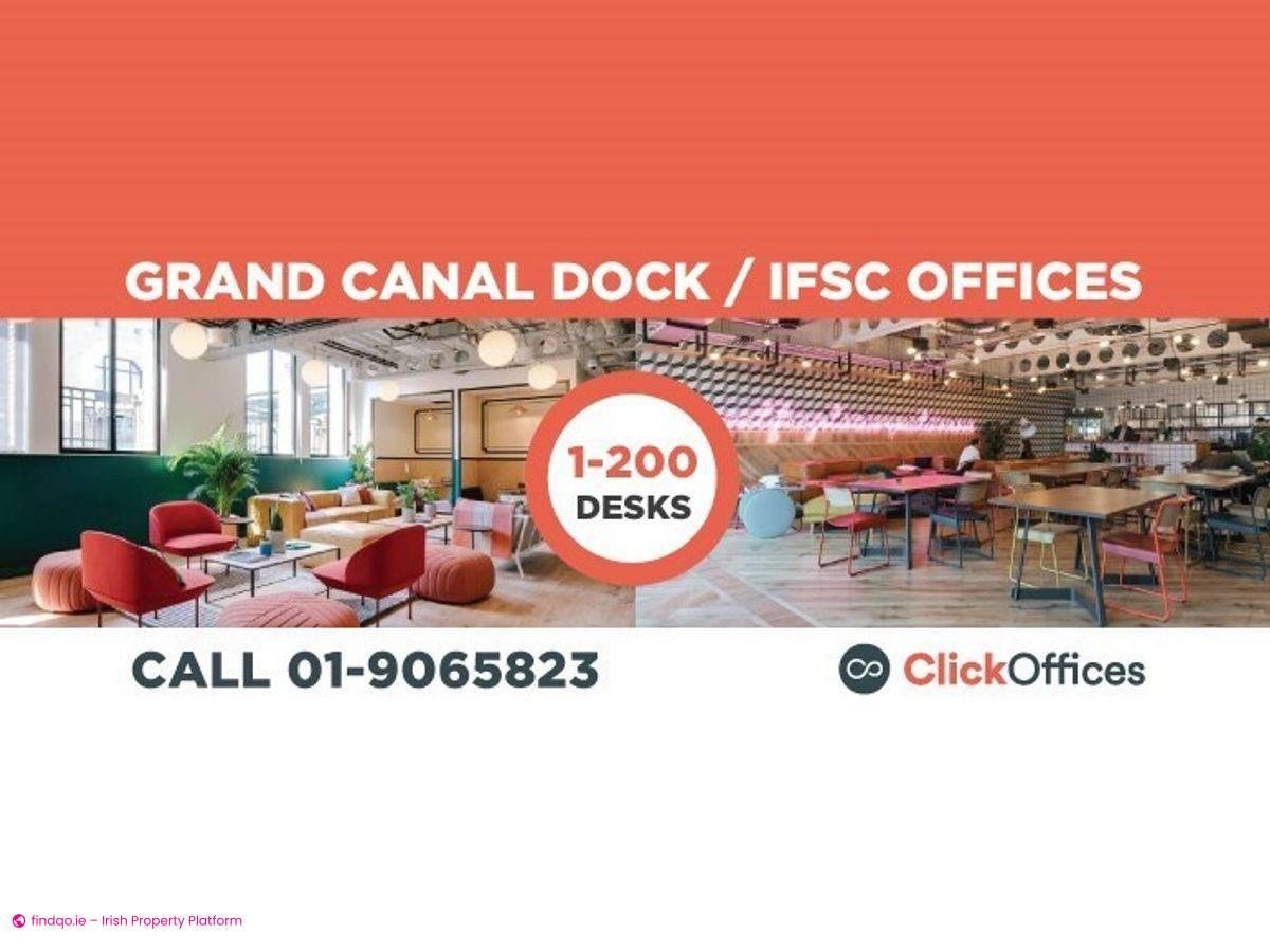 Office Space for Rent in Grand Canal Dock, Dublin 2