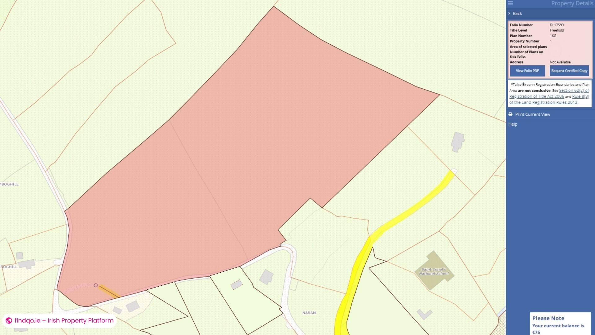 Development Land for Sale in Portnoo, Donegal