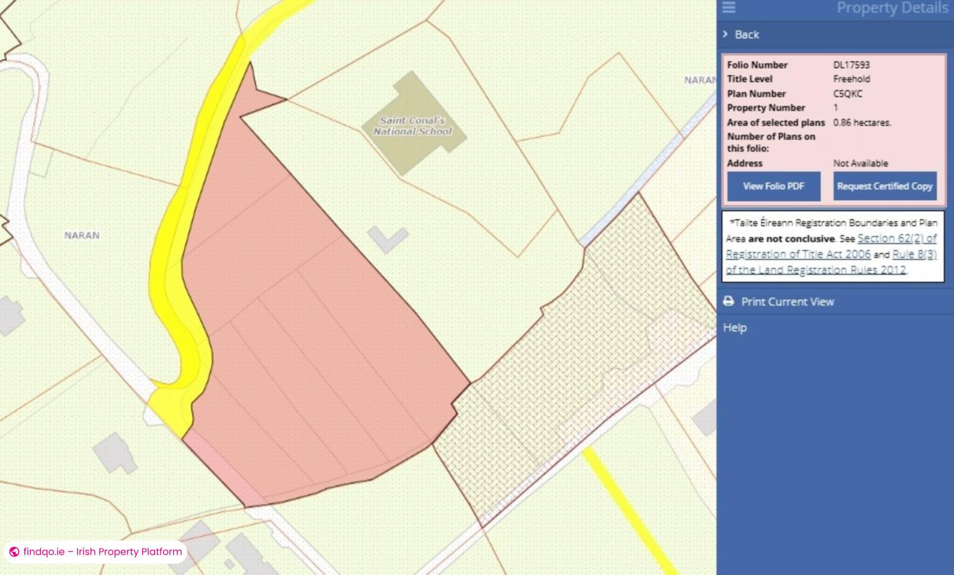 Site for Sale in Portnoo, Donegal